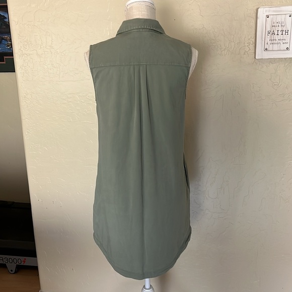 Vineyard Vines Sleeveless Margo Dress (Sage Olive) - Size 8 - Picture 3 of 11